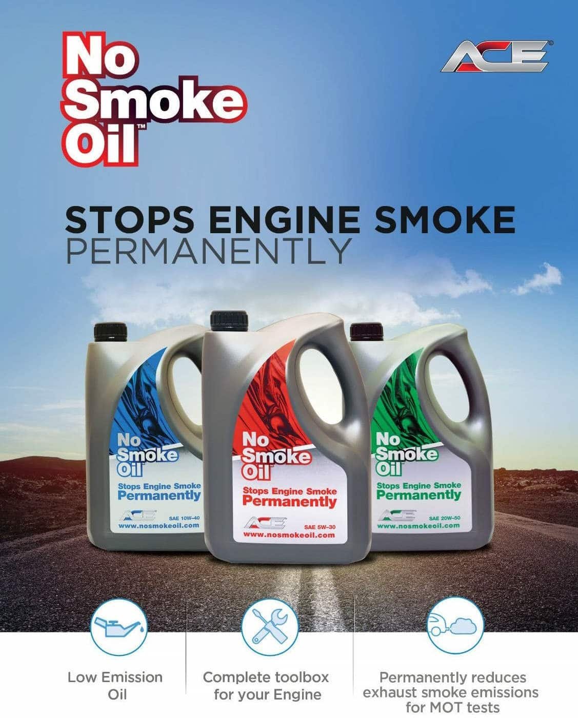 No Smoke Oil 2050c Nosmokeoil Sae 20w-50. (2050c) - Image 2