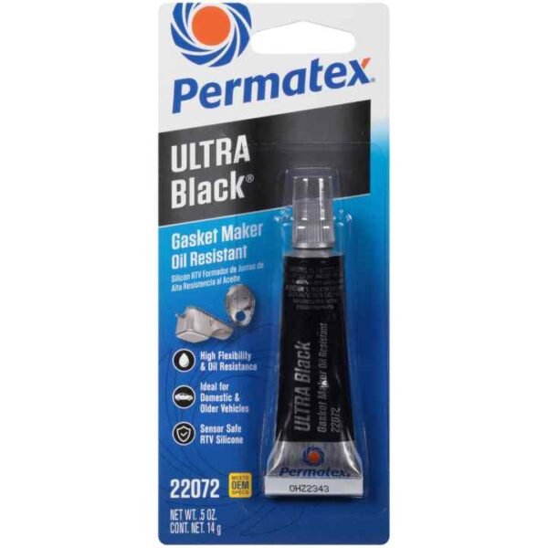 Permatex Black Rtv Silicone 0.5oz