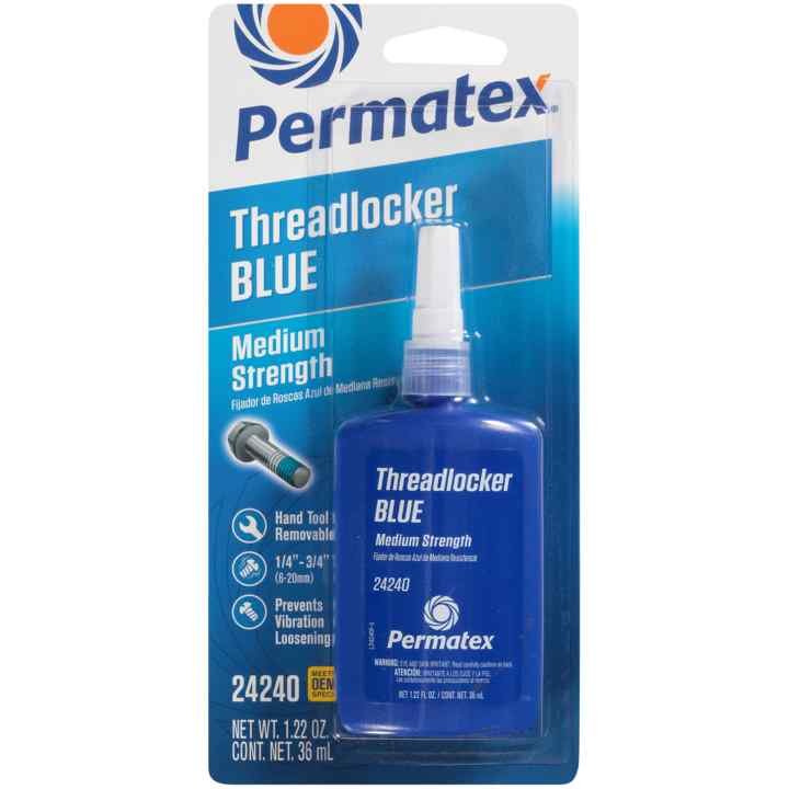 Permatex Medium Strength Threadlocker Blue, 36 Ml
