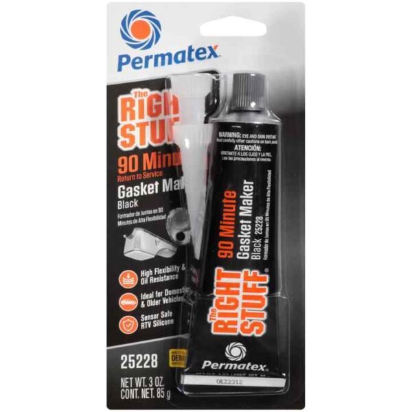 Permatex The Right Stuff 90 Minute Black Gasket Maker, 3 Oz