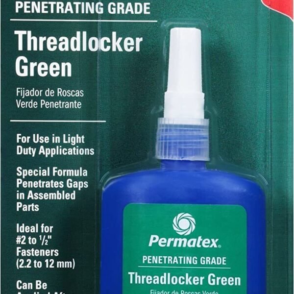 Permatex® 29040 Penetrating Grade Threadlocker Green, 36 Ml